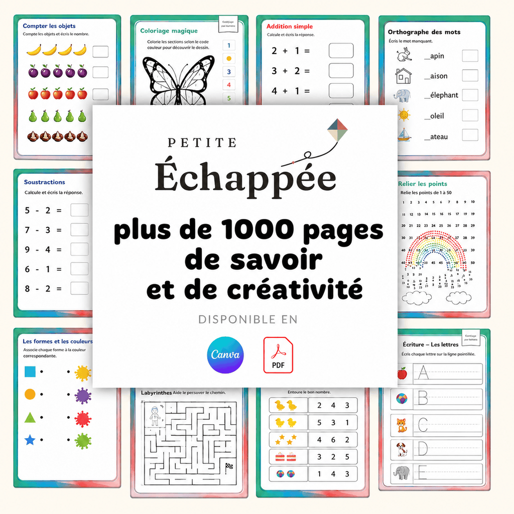 đ OFFERT : Pack d'ActivitĂ©s Ăducatives +100 Fiches