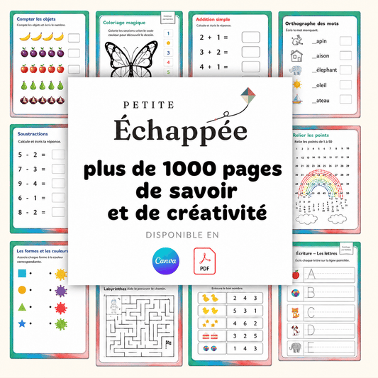 🎁 OFFERT : Pack d'Activités Éducatives +100 Fiches